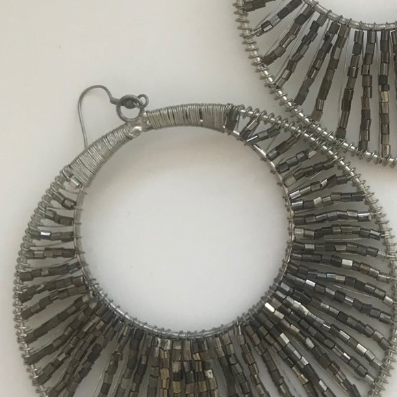 Free with purchase Arden B Sparkly Hoop Eaarings - Picture 5 of 5